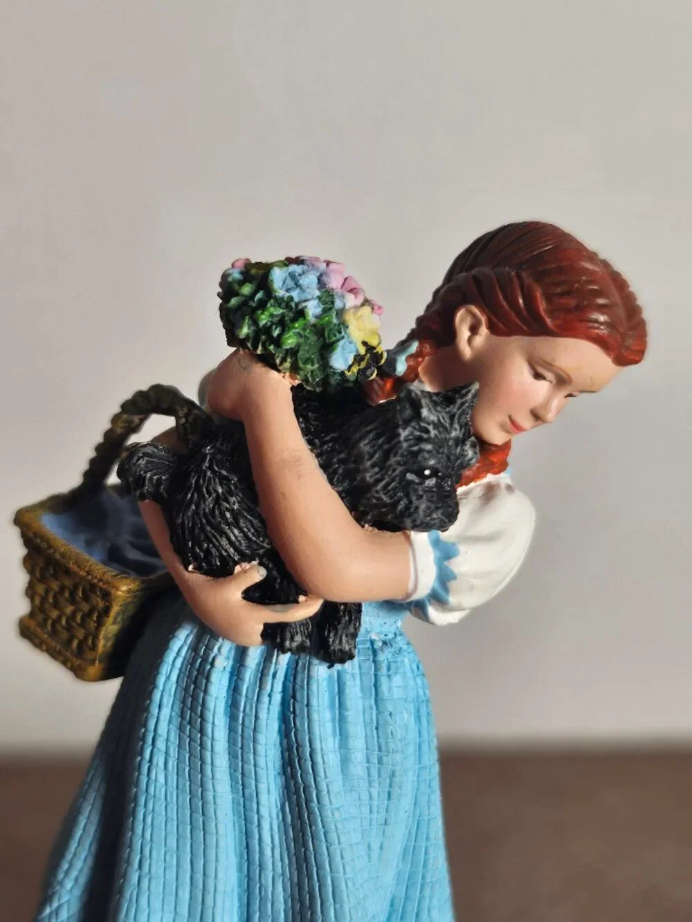 Enesco 1999 Wizard of Oz Dorothy And Toto Resin Figurine Number 948314 Boxed
